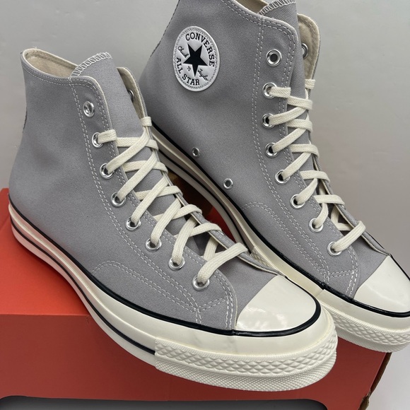 Converse Men’s A08615F CHUCK 70 HI
GREY AREA/EGRET Classic High-Tops Sneakers - Picture 6 of 16